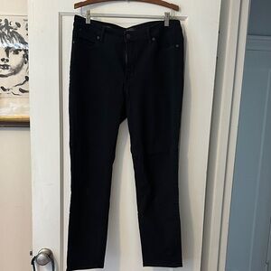 Talbots Slim Ankle Flawless Five-Pocket Black Women Jeans Size 12